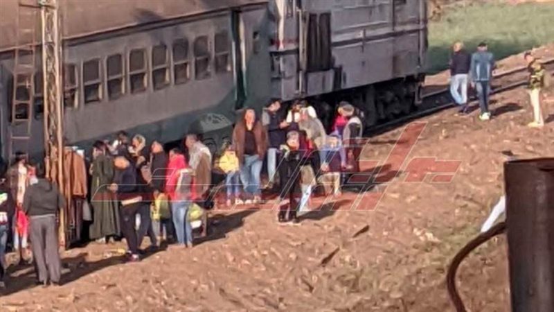 خروج قطار عن القضبان