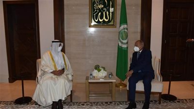 أبو الغيط يستقبل الأمين العام لمجلس التعاون الخليجي