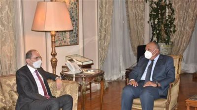 شكري يبحث مع نظيره الأردنى تعزيز العلاقات والقضايا الإقليمية