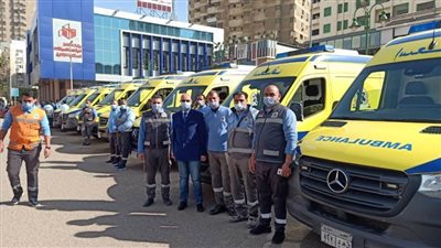 صحة الشرقية تتسلم 16 سيارة إسعاف جديدة.. (صور)