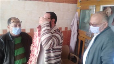 ضبط ما يقرب من 400 كجم لحوم غير صالحة للاستهلاك الآدمي ومذبوحة خارج المجازر