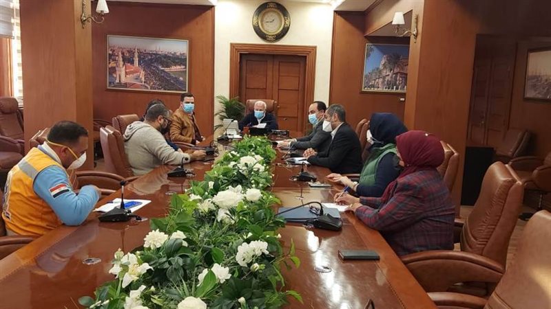 محافظ بورسعيد خلال