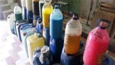 ضبط 2 طن منظفات صناعية تضر بصحة المواطنين بالشرقية