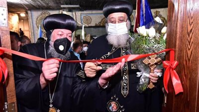 البابا تواضروس يدشن كنيسة العذراء والأنبا موسى بالمنشية