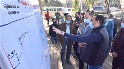 محافظ أسيوط يتفقد أعمال تنفيذ مشروع صرف صحي قرية المطيعة بتكلفة 76 مليون جنيه