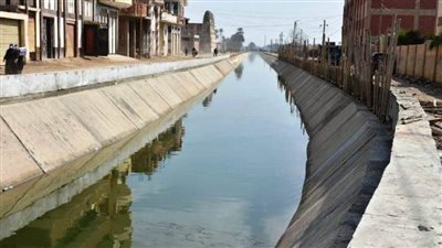 35 مليون جنيه تكلفة تأهيل وتبطين ترعة النعامة بمشتول السوق