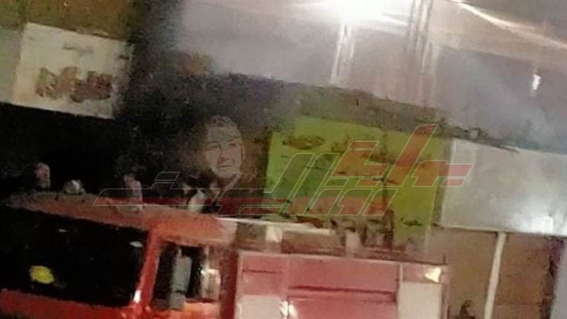 جانب من الحريق