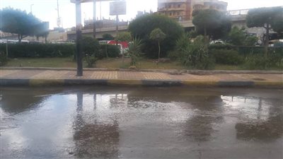 سقوط أمطار غزيرة على محافظة البحيرة