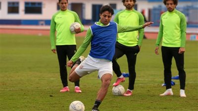 محمد إبراهيم ينتظم في مران سيراميكا كليوباترا قبل مواجهة الاتحاد 