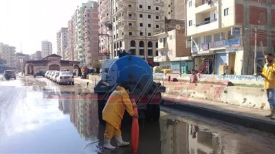 كفر الشيخ تواصل رفع مياه الأمطار بالمدن والقرى