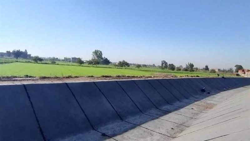 تبطين الترع