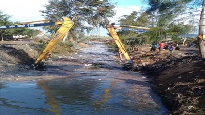 حملات مكبرة لتطهير الترع والمصارف بالبحيرة