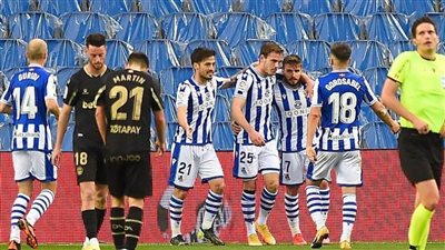 فوز ريال سوسييداد على الأفيس برباعية نظيفة في الدوري الإسباني