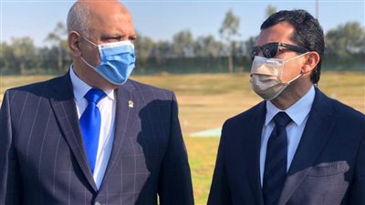 وزير الرياضة يتفقد الاستعدادات النهائية بنادي الصيد لاستضافة بطولة العالم للرماية