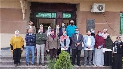 نائب رئيس جامعة بني سويف  يتفقد معهد أبحاث وتطبيقات الليزر 