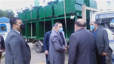  165صندوقا بلاستيكيا متحركا دعما لمنظومة النظافة بكفرالشيخ 