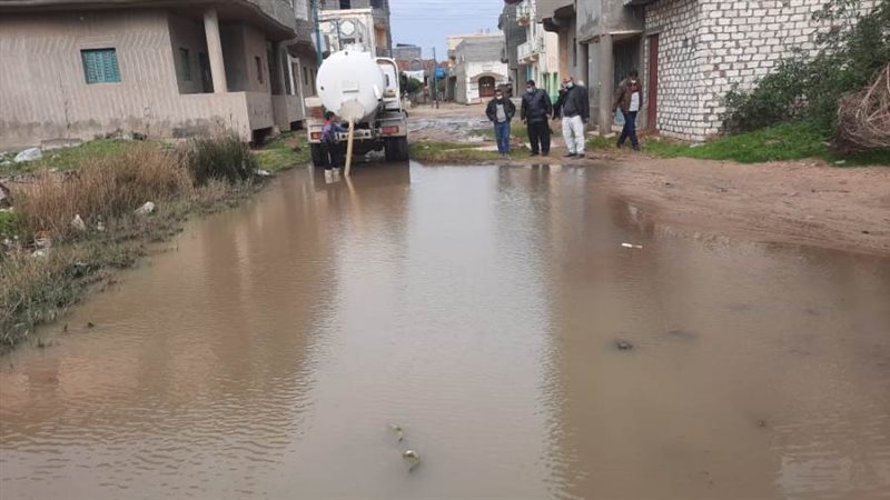 رفع مياه الأمطار