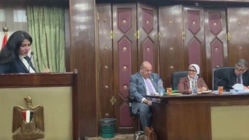 إيرين سعيد أثناء