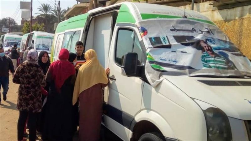 استمرار أعمال القوافل