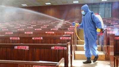 إجراءات وقائية صارمة بجامعة المنصورة استعدادا للامتحانات 