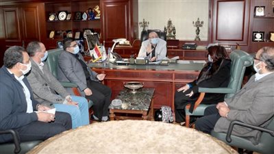 لجنة  لدراسة تأمين ممر محمية كهف سنور ببنى سويف 