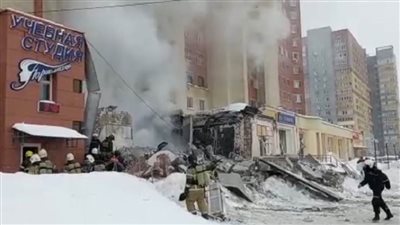 انفجار أسفل مبنى سكني في وسط روسيا