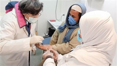 فحص وعلاج 1631 مواطناً في قافلة طبية  بـ