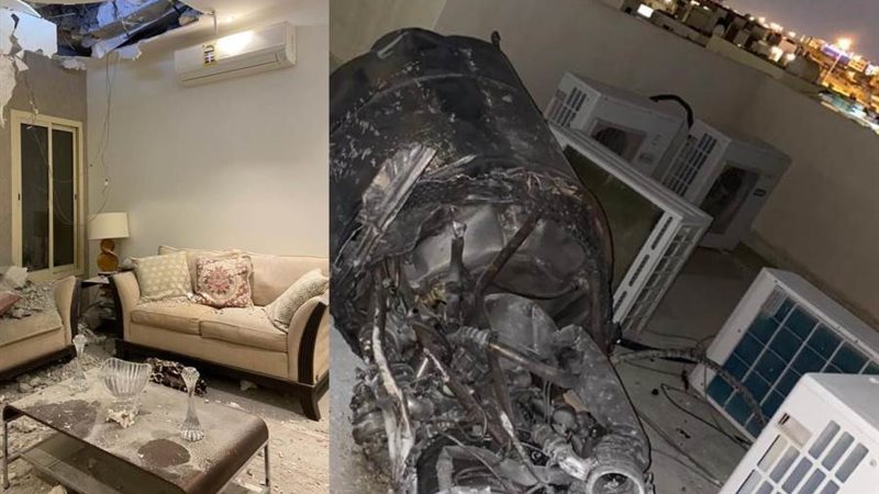 شظايا صاروخ