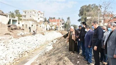 12 مليون جنيه تكلفة تأهيل وتبطين ترعة الأخيوة بالحسينية