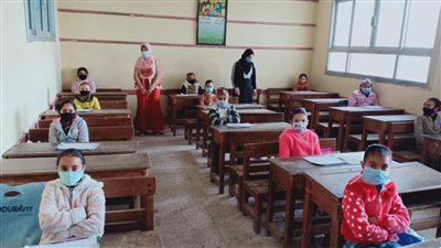 انتهاء امتحانات نصف العام للصف الأول الثانوي العام والابتدائية بالبحيرة