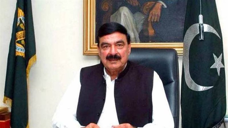 شيخ رشيد وزير الداخلية