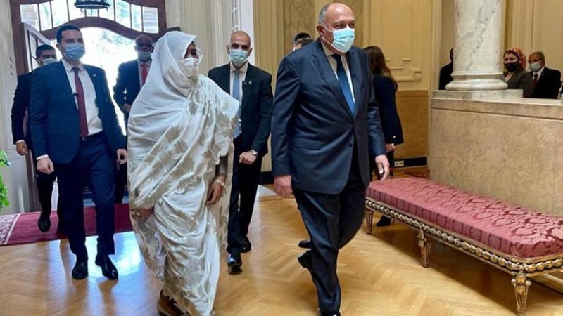 سامح شكري يلتقي نظيرته