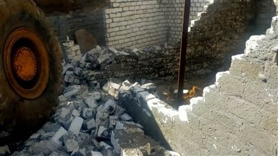 إزالة 6 حالات تعدٍ على الأراضي الزراعية وأملاك الدولة بالبحيرة 