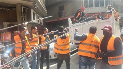  حملات إزالة فورية لإيقاف أعمال البناء المخالف بالإسكندرية