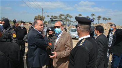 محافظ القليوبية ومدير الأمن يشهدان تسليم أرض لإقامة محطة صرف بشبين القناطر