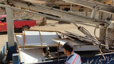 حملات مكبرة لإزالة الإشغالات بكفر الشيخ