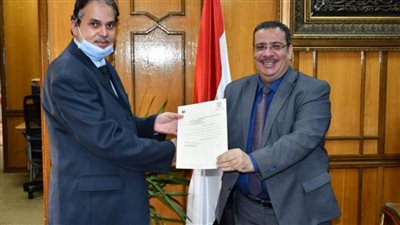 محمود فرج وكيلا للكلية المصرية الصينية للتكنولوجيا التطبيقية بالقناة 