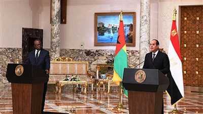 رئيس غينيا بيساو: تاريخ مصر مصدر فخر لجميع الأفارقة