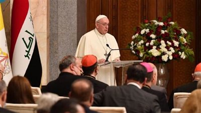 بابا الفاتيكان: جئت العراق كحاج.. وأحمل رسالة سلام وتسامح