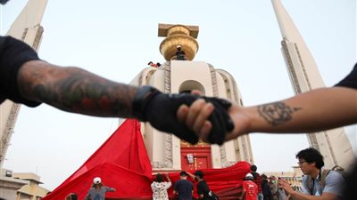 مظاهرات في تايلاند احتجاجا على قانون 