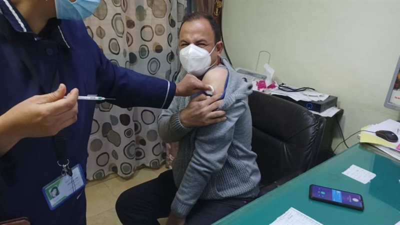 مدير المستشفي أثناء