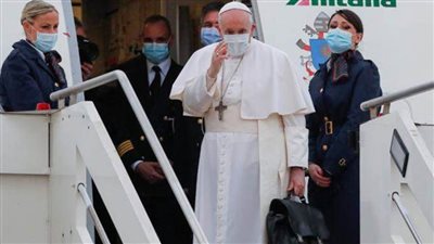 بابا الفاتيكان يغادر أربيل عائدا إلى بغداد