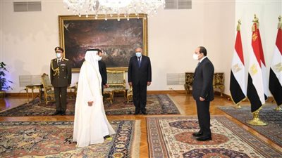  السفير الإماراتي الجديد: أعتز بتمثيل بلادي في مصر