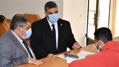 الامتحانات مستمرة داخل جامعة القناة وسط الإجراءات الاحترازية