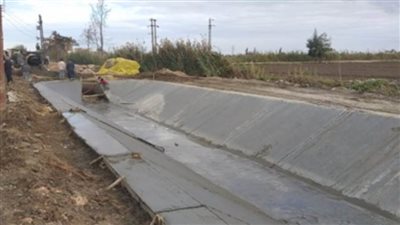 تأهيل الترع.. تبطين 9 ترع بهندسة رى أبو المطامير بالبحيرة