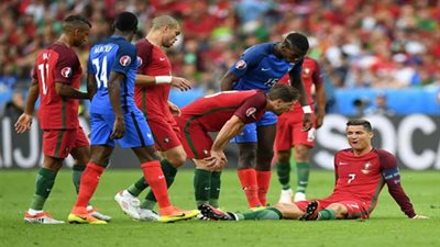 الأشعة الأولية تمنع رونالدو من المشاركة في مباراة كأس السوبر الأوروبي