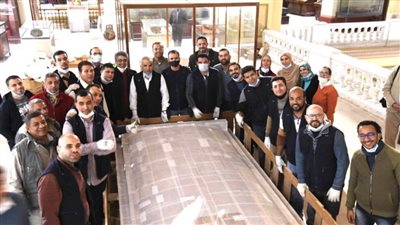 المتحف الكبير يستقبل مقصورة توت عنخ امون