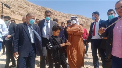 سفير الإمارات يزور المناطق الأثرية في المنيا وأسيوط