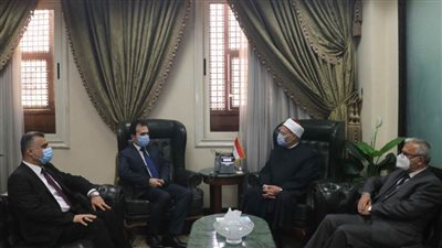 مفتي الجمهورية يستقبل وزير الأوقاف بإقليم كردستان العراق لبحث تعزيز التعاون الإفتائي