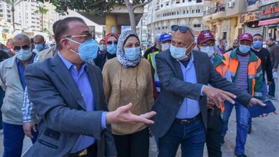 محافظ الإسكندرية يتابع رفع كفاءة وتطوير قطاعات من شارع مصطفى كامل